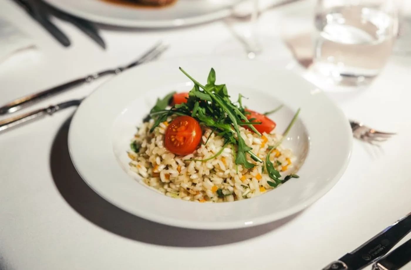 Veganes Menü – Cremiges Risotto mit frischem Gemüse