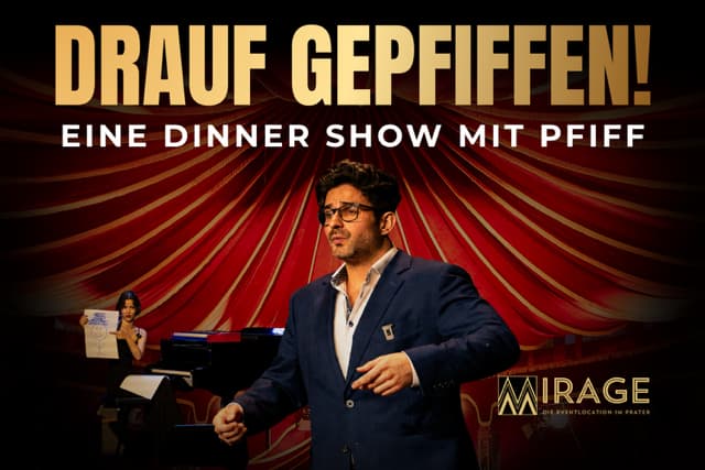 Die Kunst des Pfeifens trifft auf Musik und Magie im MIRAGE